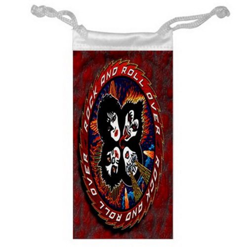 Kiss Rock Jewelry Bag or Glasses Cellphone Money for Gifts size 3&#034; x 6&#034; NEW HOT