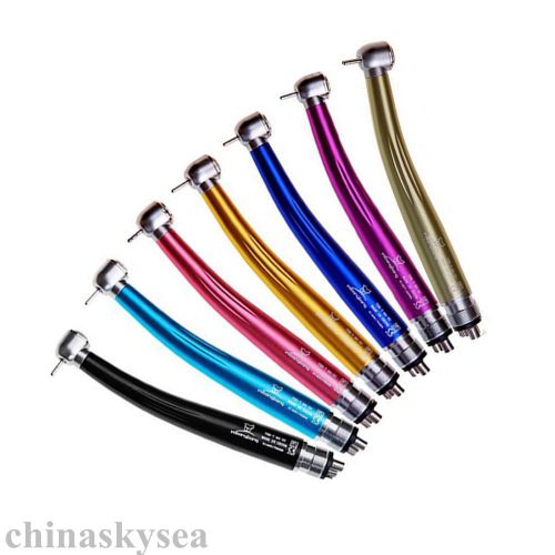 7 Color! NEW NSK Style Dental High Speed Turbine Handpiece Push Button Head 2015