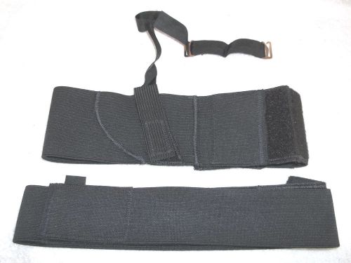 New Adjustable Elastic Thigh Holster &amp; Under-Belt Secret Mag./Etc. Pocket Band