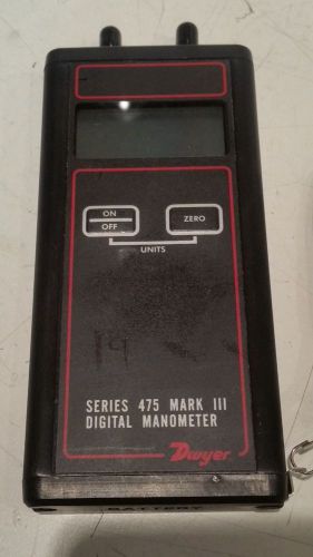 Dwyer Series 475 Mark lll Digital Manometer