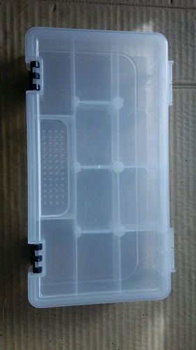 Plastic container organizer 9&#034; x 4 3/4&#034; x 1.5 &#034;