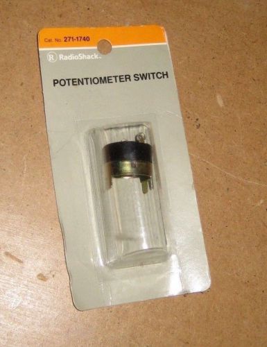 Radio Shack SPST Potentiometer Switch Cat. No. 271-1740 new in sealed package