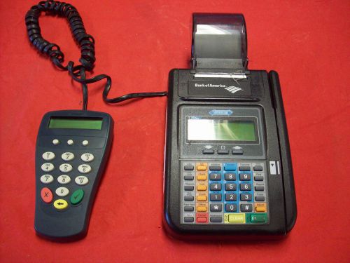 Hypercom t7plus credit card 7 terminal payment machine pos merchant reader p1300 for sale