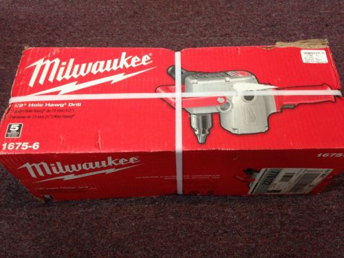Milwaukee 1675-6 7.5-Amp 1/2&#034; Hole Hawg Heavy-Duty Drill **NEW IN BOX**
