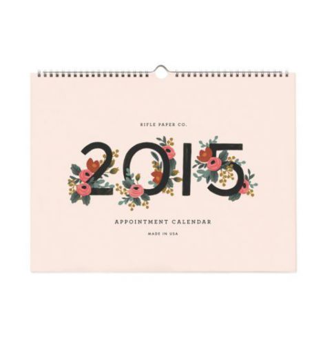 Rifle Paper Co Appointment Calendar 2015 - 40% OFF