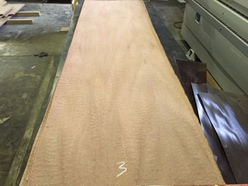 Wood veneer pommele sapele 24x96 1 piece 10mil paper backed &#034;exotic&#034;rt.box#3 for sale