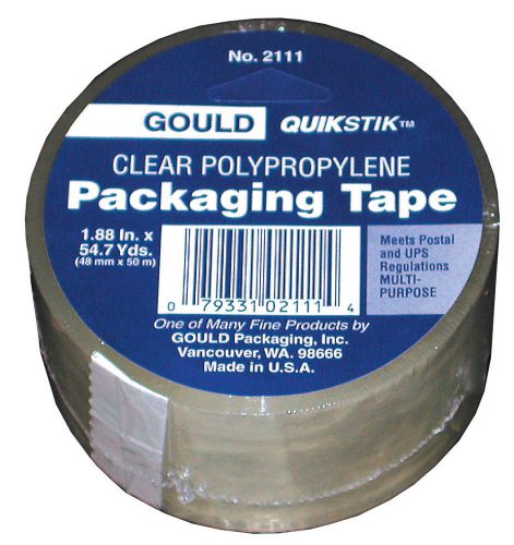 Lepages 1.88&#034; x 54.7 Yds Gould QuikStik™ Clear Polypropylene PackagingTape