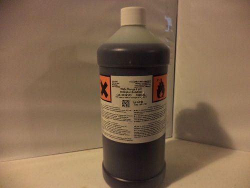 HACH Wide Range 4 ph Indicator Solution #2329353 1000 ml. NEW!