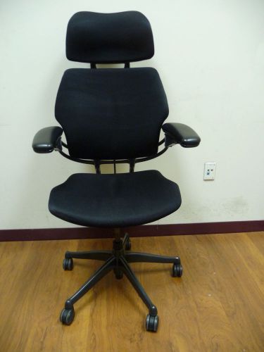 Humanscale &#034;freedom&#034;office chair high back w/headrest **free shipping**#10751 for sale