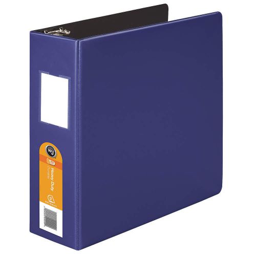 Heavy duty binder, d-ring, 3in, pc blue w384-49-7462pp for sale