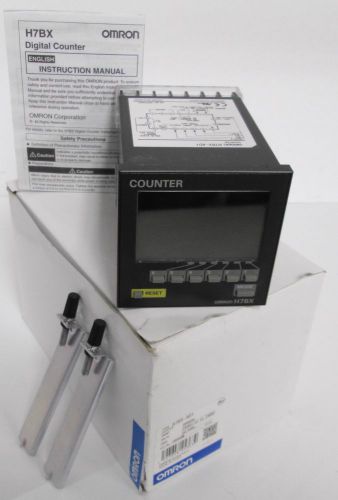 Omron H7BX-AD1 Multifunction Counter Screw Terminal 6 Digits 1-Stage 24V AC/DC