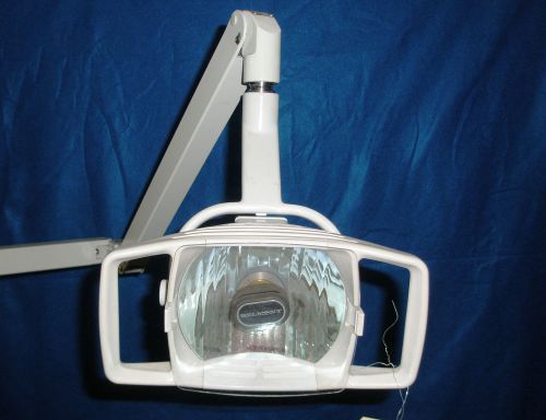 Dental operatory belmont post mount light with bushing, 2 available (7615/7462) for sale