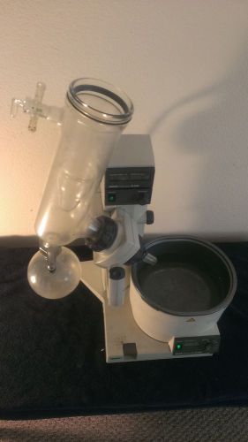 Buchi r205 rotovap, b-490 water bath, plastic-coated &#034;c&#034; glass assembly - nice for sale