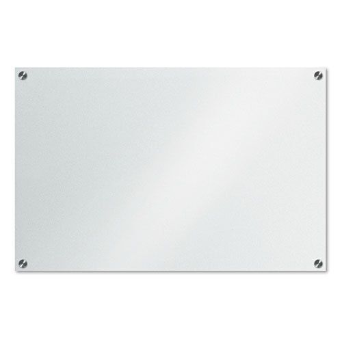 The Board Dudes GlassX Frosted Glass Dry Erase Board, 35 x 23&#034;, Unframed