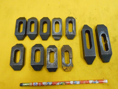 LOT of 11 MILLING MACHINE TABLE CLAMPS step boring mill work holder tools USA