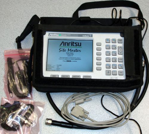 Anritsu s331d site master cable and antenna analyzer calibrated for sale