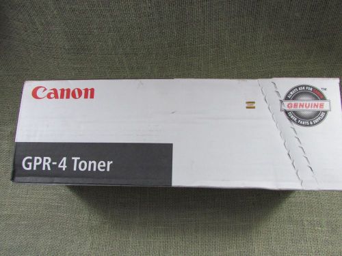 1 Canon gpr4 gpr-4 black toner