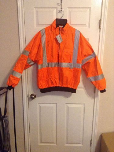 Occunomix Occulux Bomber Jacket XL Orange Very Comfy And Reflective. C22