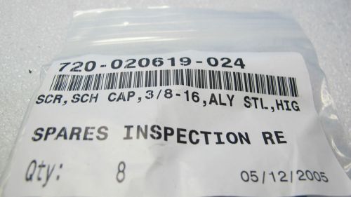 Lam research 720-020619-024 inspection plate screws hex pack of 8 ea. for sale