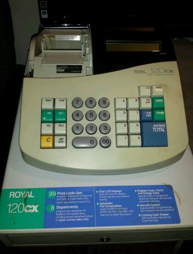 Royal Cash Register 120CX Used With Manual