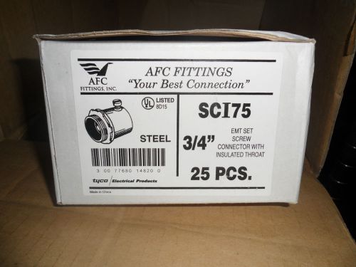 Emt fittings 3/4&#034; sci 75 box of 25 for sale