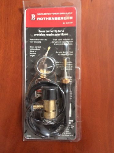 Rothenberger Brass Burner Micro Fire Pencil Flame Torch Propane MAPP New In Pack