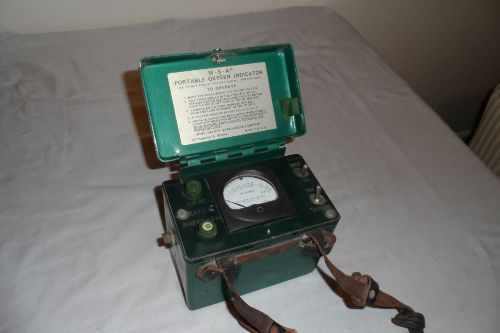 GREAT Vintage MSA Portable Oxygen Indicator!! Mine Safety Appliance Co!! L@@K!!