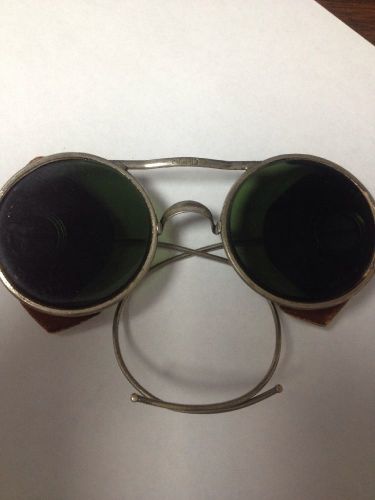 Vintage Ford Motor Corp Antique Factory Safety Glasses Ultra Rare Willson Biker