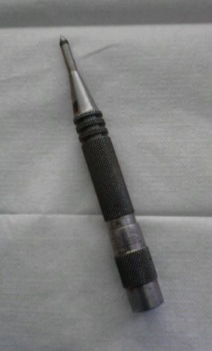 LUFKIN AUTOMATIC CENTER PUNCH-- machinist &amp; metalworking tools