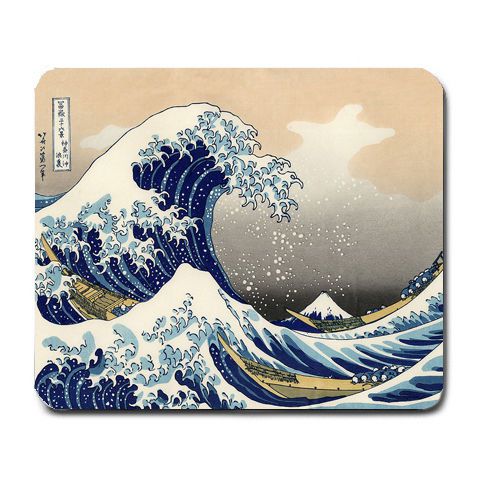 Tsunami Art Mousepad Mouse Pad