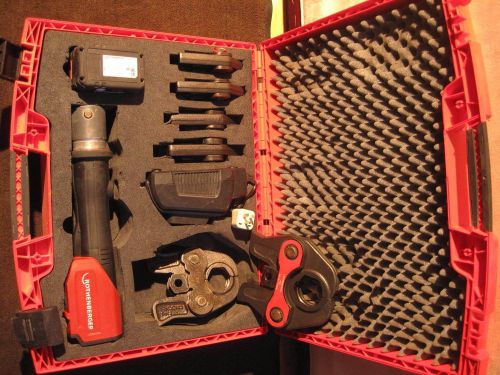 Rothenberger romax 3000 hydraulic crimper 1/2&#034;-2&#034; nibco ridgid 210 330 propress for sale