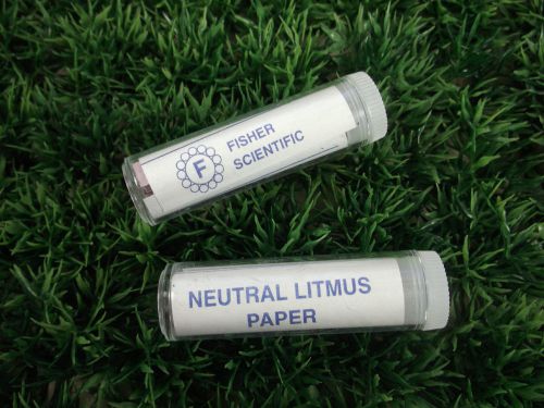 Neutral litmus paper 2x 100 strips, 200 strips total. fisher scientific for sale