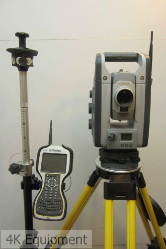 Trimble s8 1&#034; high precision robotic total station, tsc3 data collector w access for sale