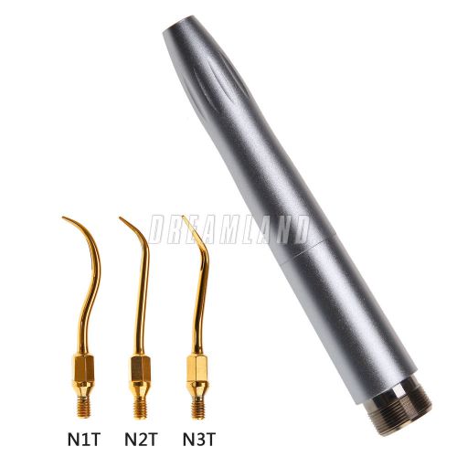 Dental ultrasonic air scaler scaling handpiece broden 2 hole with 3 tips n2 for sale