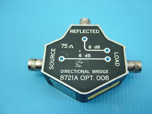 HP 8721A Directional Bridge OPT 008 75ohm  INV2