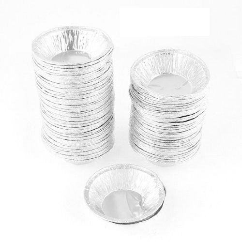 250 pcs circular egg tart tins cake cups for kitchen baking for sale