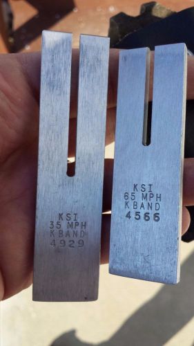 Tuning Forks for Radar Kustom Electronics K Band - 35 mph &amp; 65 mph 4929 4566