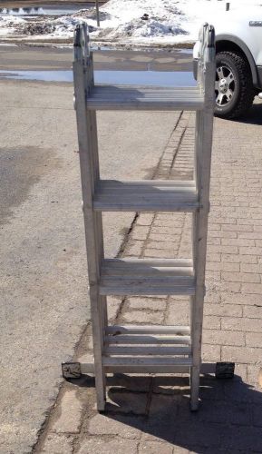 16&#034; aluminium folding ladder