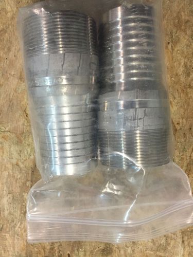 2 inch stainless steel pipe to hose fitting barb new for sale