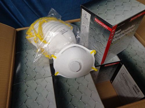N95 particulate respirator case lot w/nose valve, 120 masks per case nib for sale