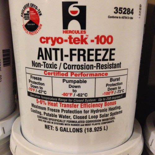 Floor heating coolant anti-freeze propylene glycol safest free local pickup for sale