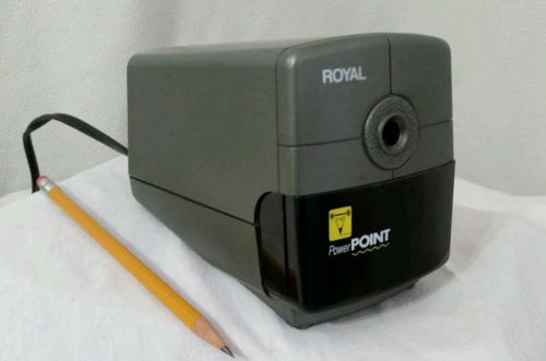 Royal Power Point Electric Auto-Stop Pencil Sharpener