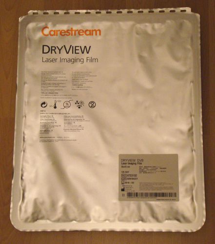Dryview DVB 35x43cm Laser Imaging Film XRay 8723132 125 Sheets Carestream Kodak