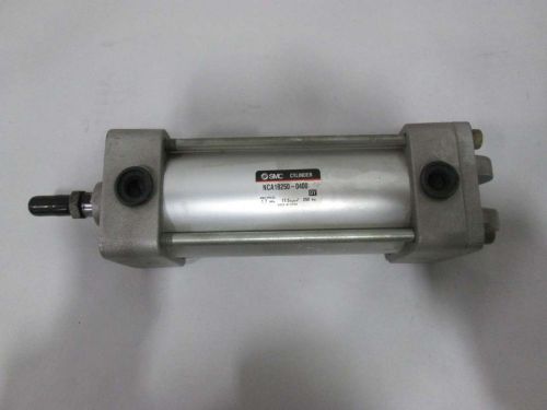 NEW SMC NCA1B250-0400 4IN STROKE 2-1/2IN BORE 250PSI PNEUMATIC CYLINDER D377336