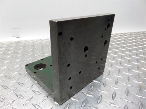 Drill press angle plate 5-15/16&#034; x 5-7/8&#034; x 5-7/8&#034; x 5/8&#034; thick for sale