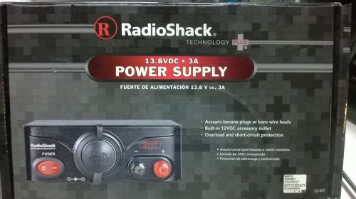 Ac to dc power supply 120v to 13.8vdc (new) for sale