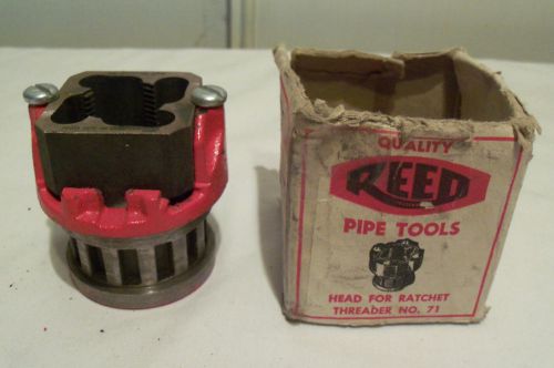 Reed  1&#034; Pipe Threader Die Head For Threader #71 New In The Box