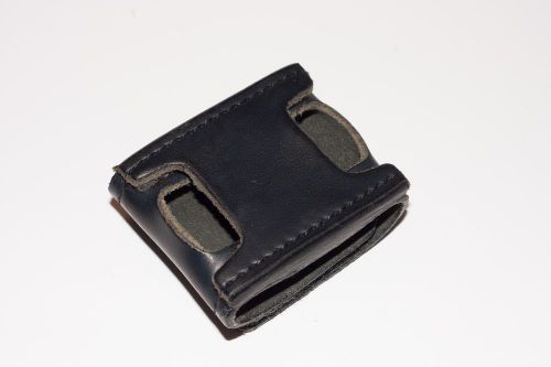 Cell phone/pager duty belt adapter, Gould &amp; Goodrich B614, Plain Leather