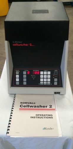 Sorvall Cellwasher 2 with manual CW-2