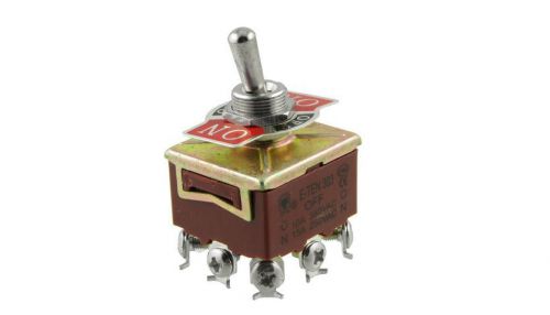3PDT On/Off/On 3 Postion 9 Screw Terminals Toggle Switch AC 250V 15A